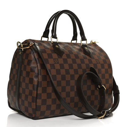 Louis Vuitton Damier Ebene Speedy Bandouliere 30 3 of 12