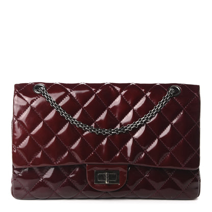 Chanel Patent Quilted 2.55 Reissue 227 Flap Light Burgundy 1 of 10