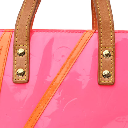 Louis Vuitton Vernis Fluo Reade PM Rose 8 of 14