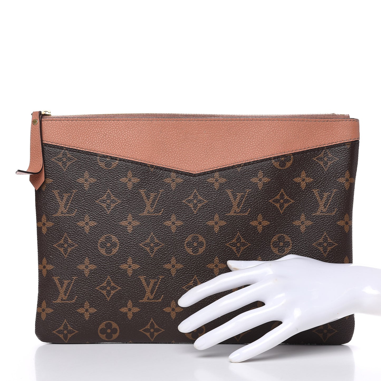 Monogram Daily Pouch Peach