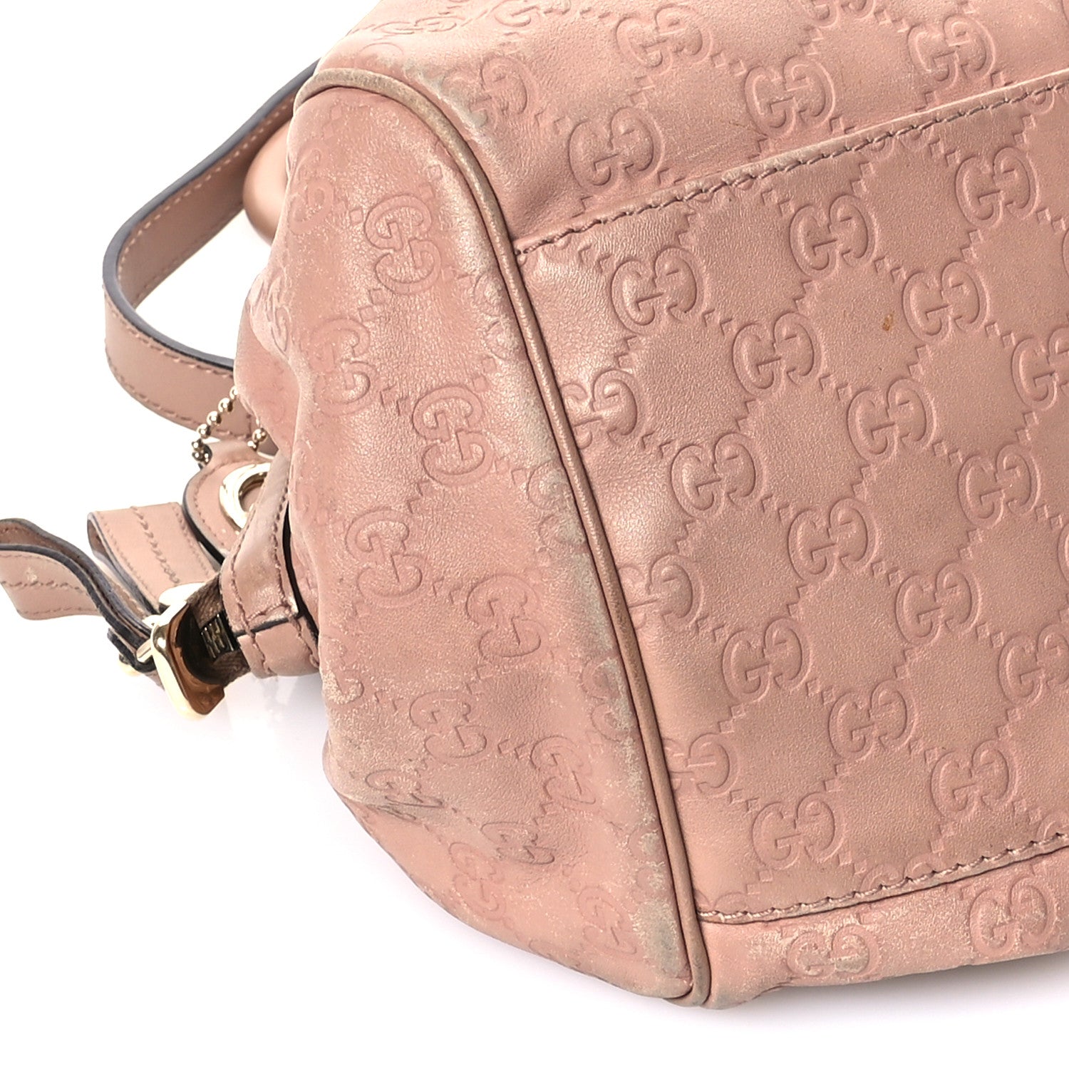 Gucci Guccissima Medium Sukey Boston Winter Rose 9 of 15