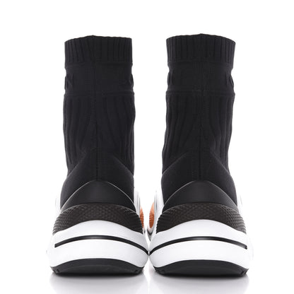 Louis Vuitton Stretch Textile Monogram LV Archlight Sneaker Boots 41 Black Orange 6 of 9