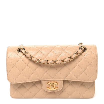 Chanel Caviar Quilted Small Double Flap Beige 1 of 11