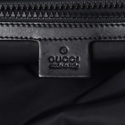 Gucci Mesh Web Hollywood Embroidered Double Buckle Backpack Anis Multicolor Black 6 of 13