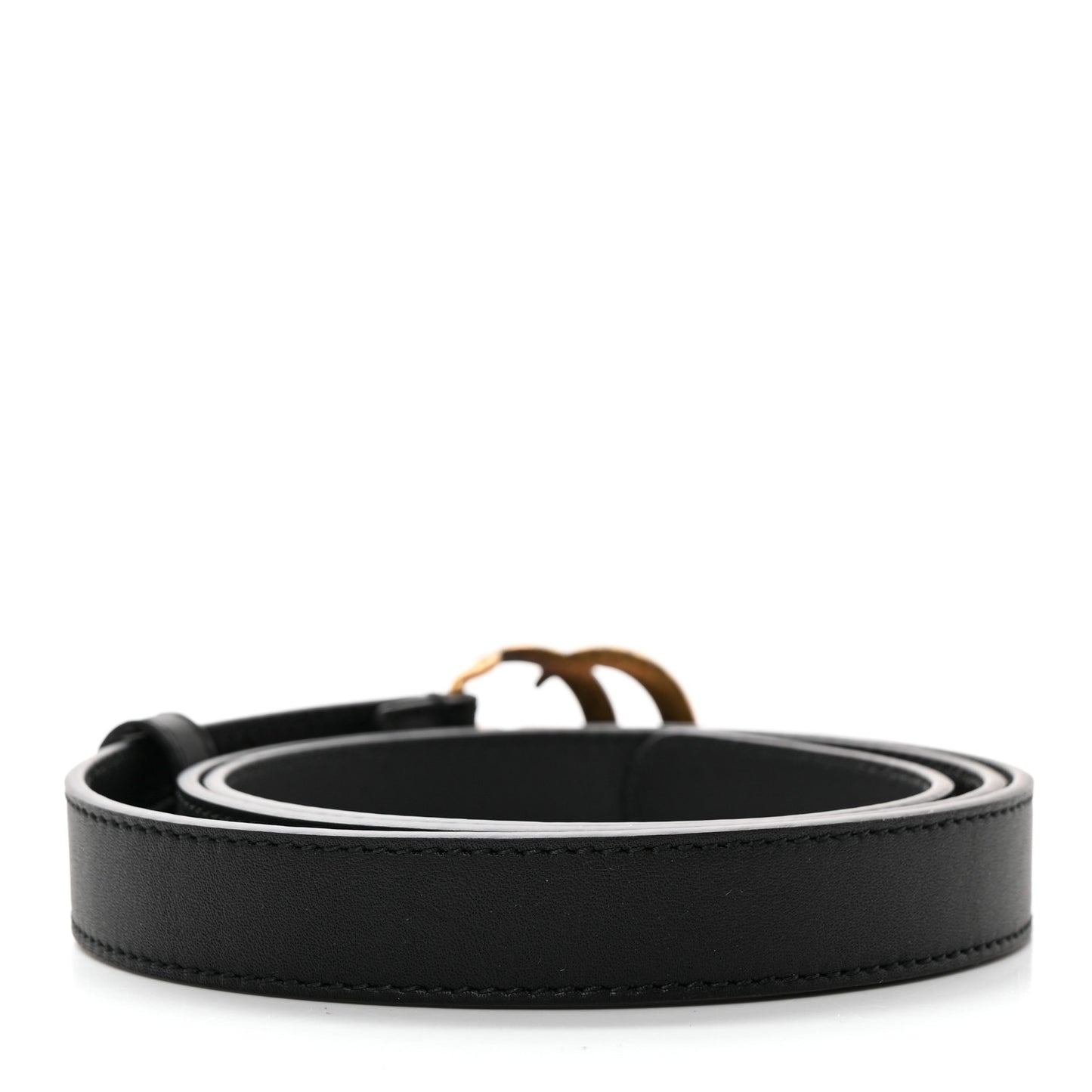 Calfskin Double G 20mm Belt 85 34 Black