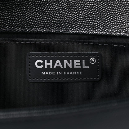 Chanel Caviar Quilted Medium Boy Flap Black 6 of 10
