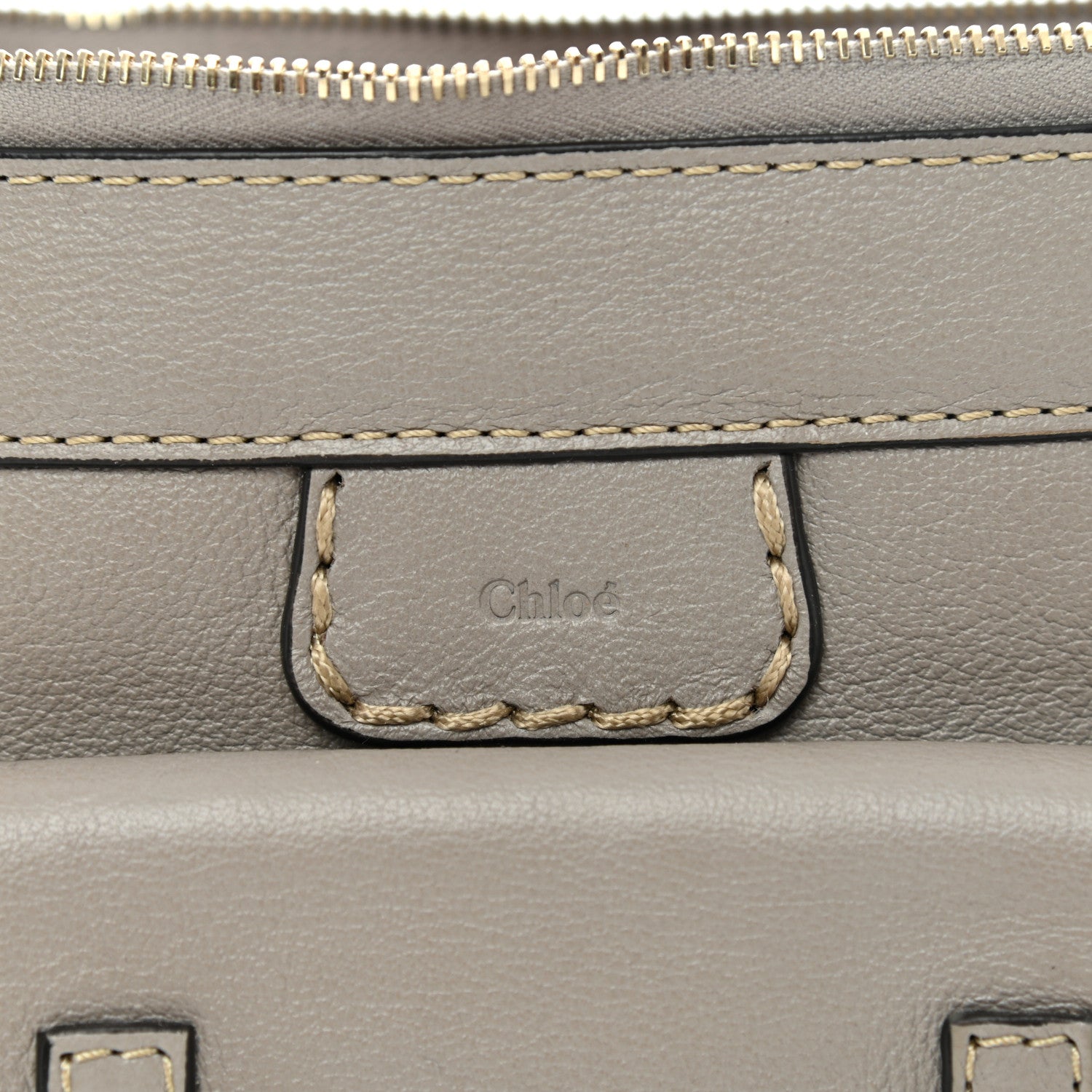 Chloe Buffalo Edith Small Pouch Cashmere Grey 9 of 12