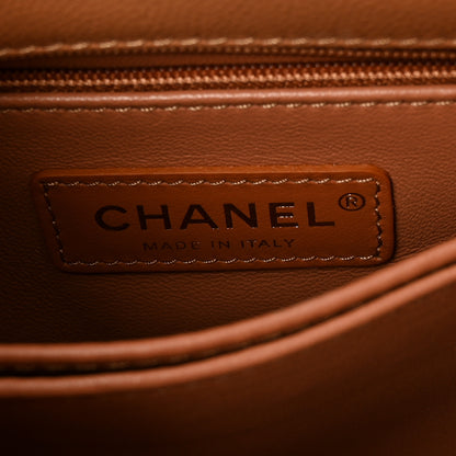 Chanel Caviar Quilted Mini Coco Handle Flap Brown 6 of 10