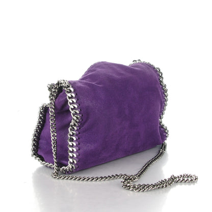 Stella McCartney Shaggy Deer Mini Falabella Tote Bright Purple 3 of 9