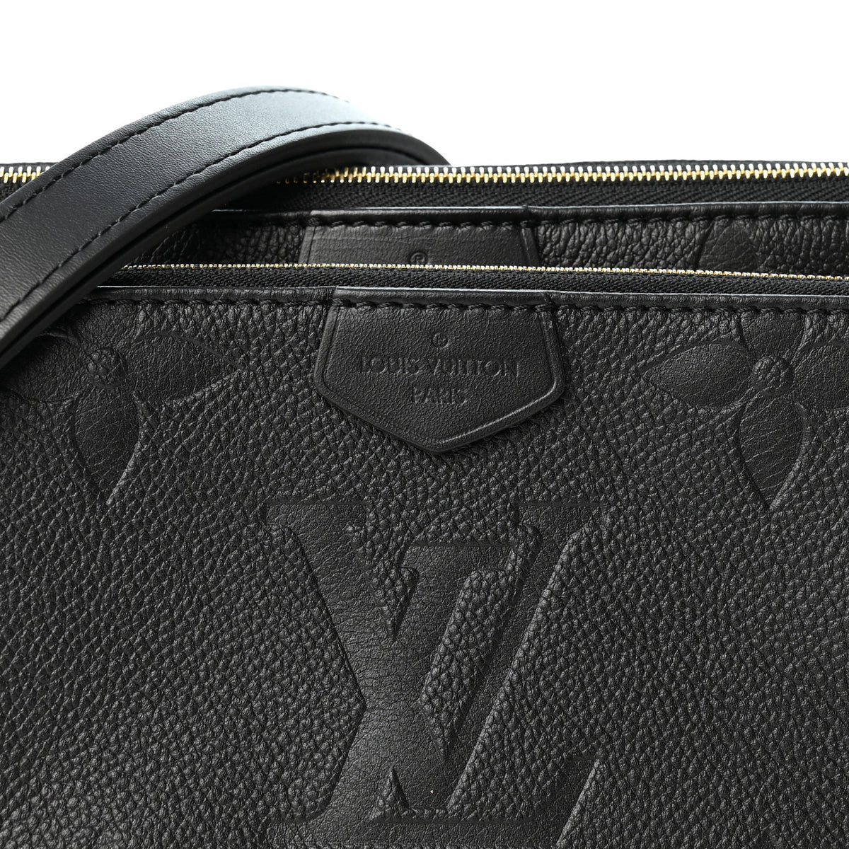 Louis Vuitton Empreinte Monogram Giant Multi Pochette Accessories Black 8 of 10