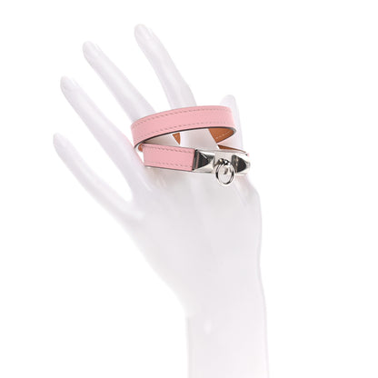 Hermes Swift Rivale Double Tour Bracelet T2 Rose Sakura 2 of 5