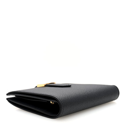 Hermes Epsom Mini Bearn Wallet Black 4 of 8