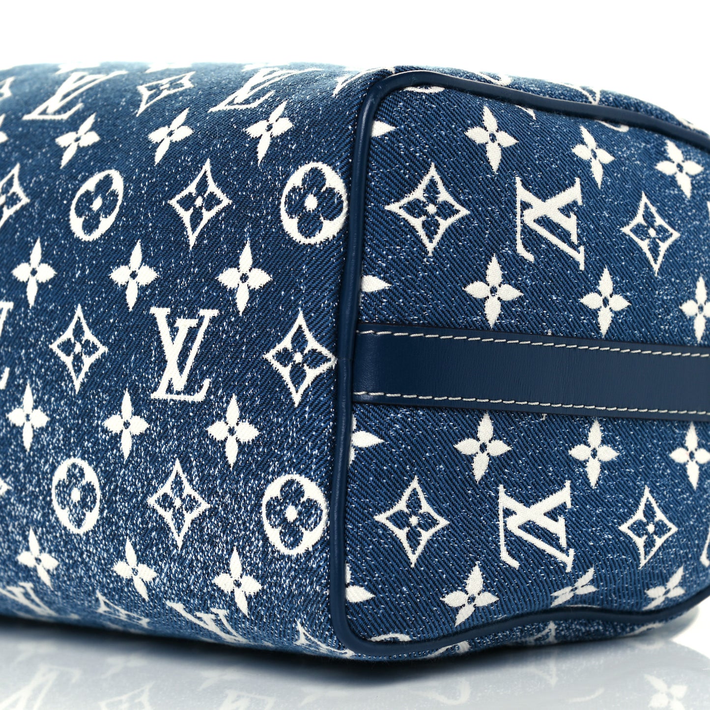 Monogram Jacquard Denim Speedy Bandouliere 25 Bleu