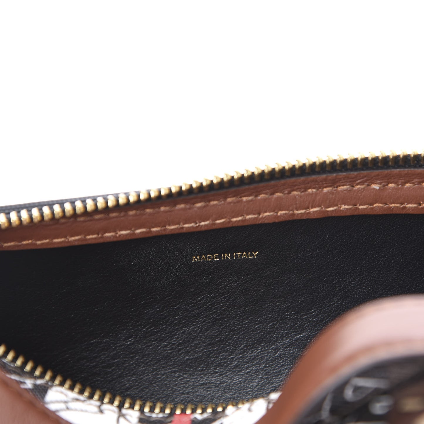E-Canvas Monogram Stripe The Barrel Bag Bridle Brown