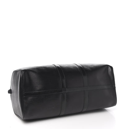 Louis Vuitton Epi Keepall 45 Black 3 of 11