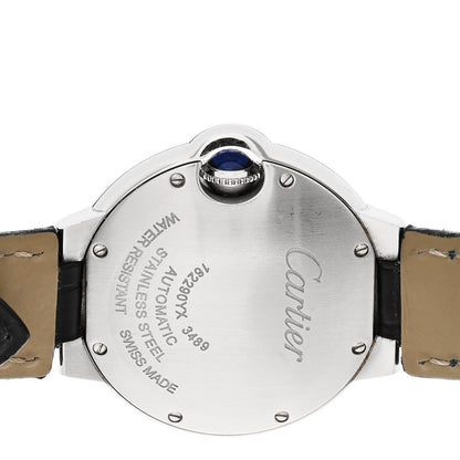 Cartier Stainless Steel Alligator 33mm Ballon Bleu De Cartier Automatic Watch 4 of 5