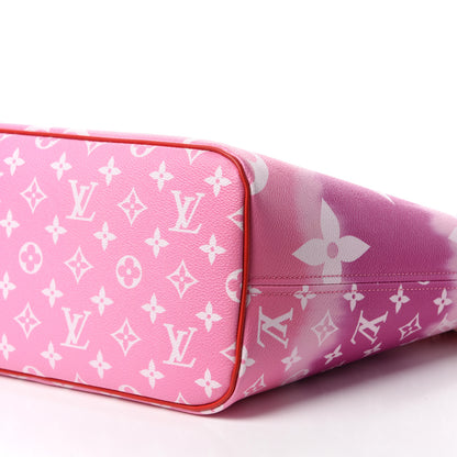 Louis Vuitton Monogram Escale Neverfull MM Rouge 8 of 11