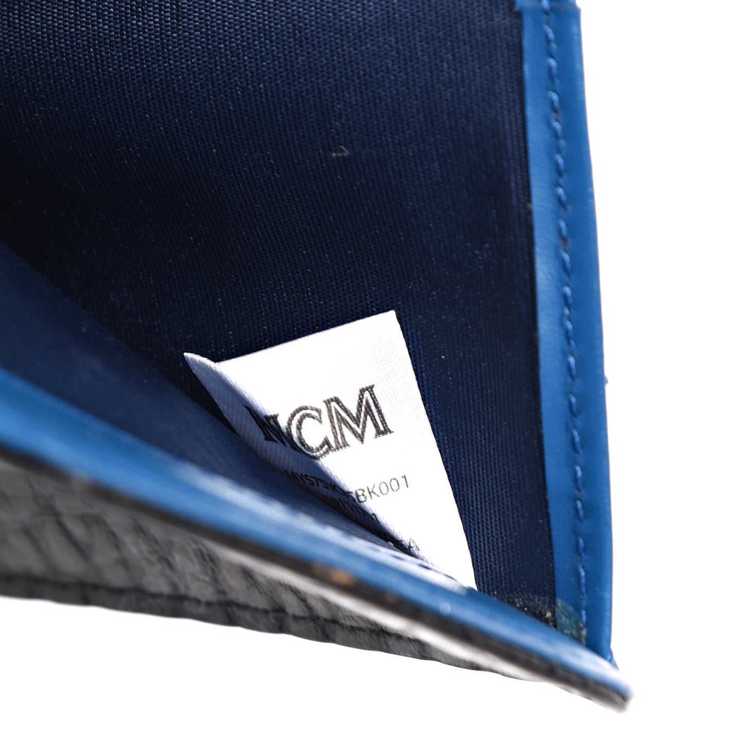 Visetos Mini Zip Around Wallet Black Blue