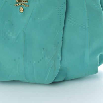 Prada Tessuto Nylon Wristlet Clutch Turchese 8 of 10