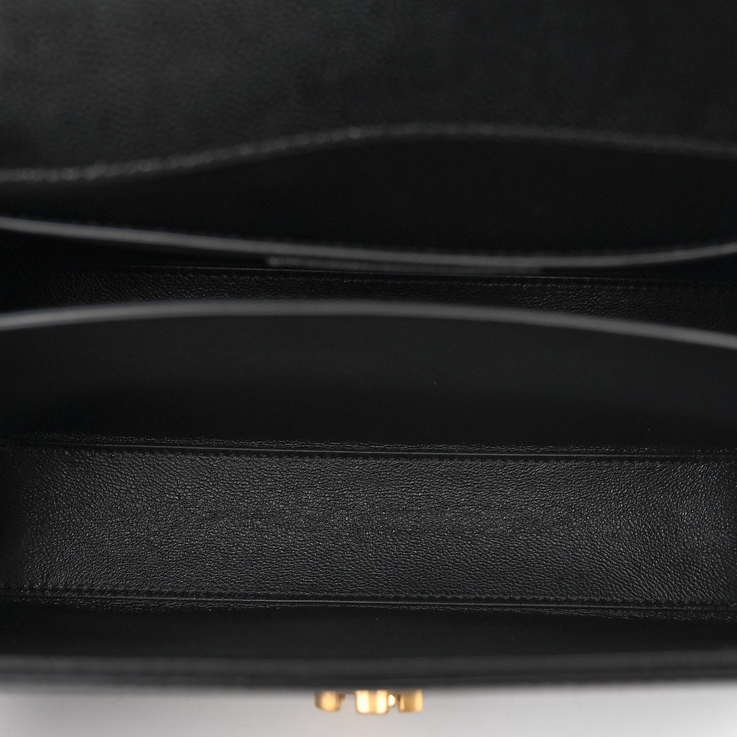 Saint Laurent Grain de Poudre Medium Classic Monogram Cassandra Top Handle Black 5 of 9