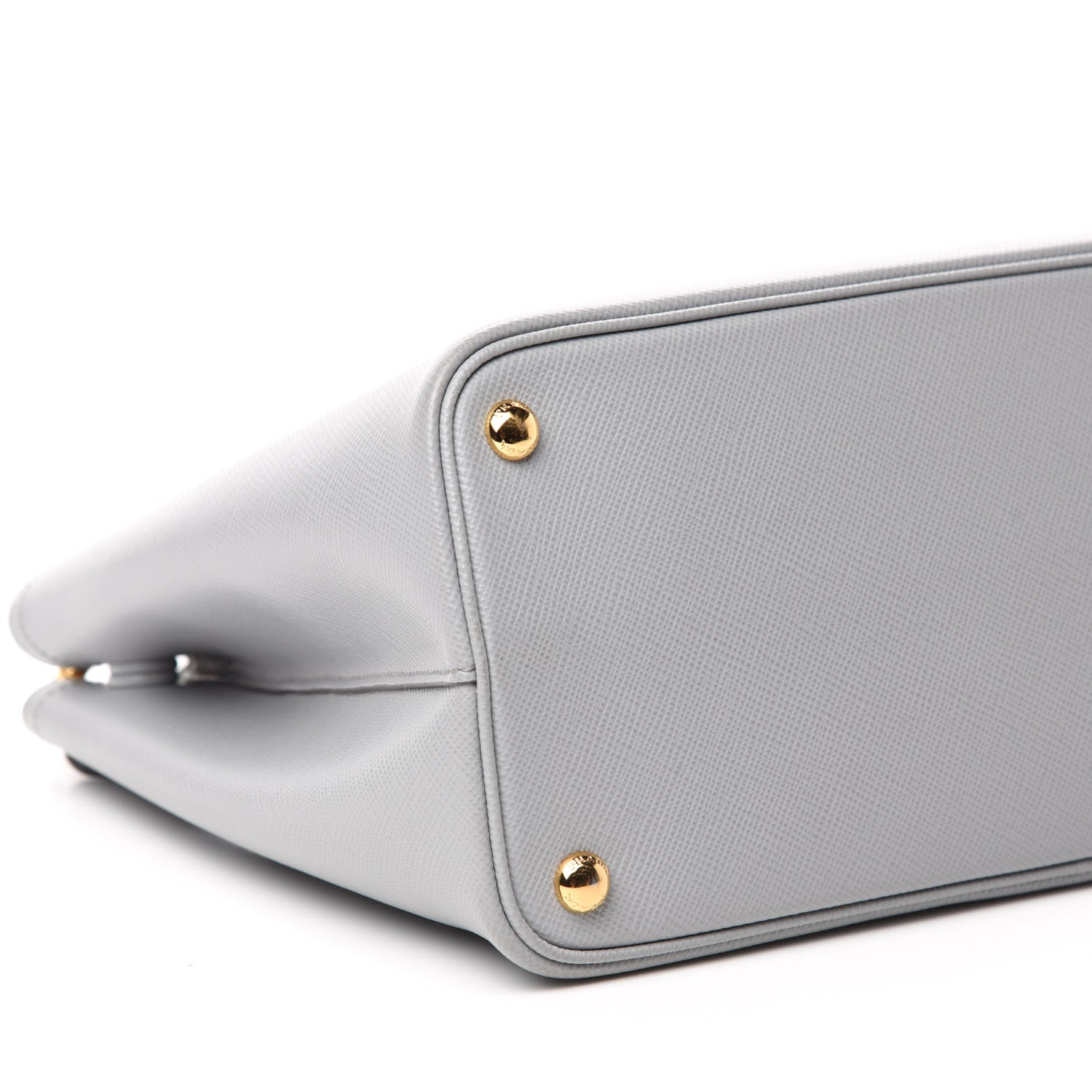 Prada Saffiano Cuir Medium Double Bag Granito Acquamarina 6 of 12