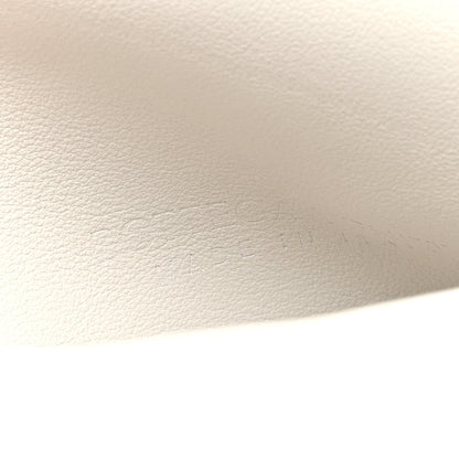 Bottega Veneta Lambskin BV Trine Clutch Bianco 6 of 9