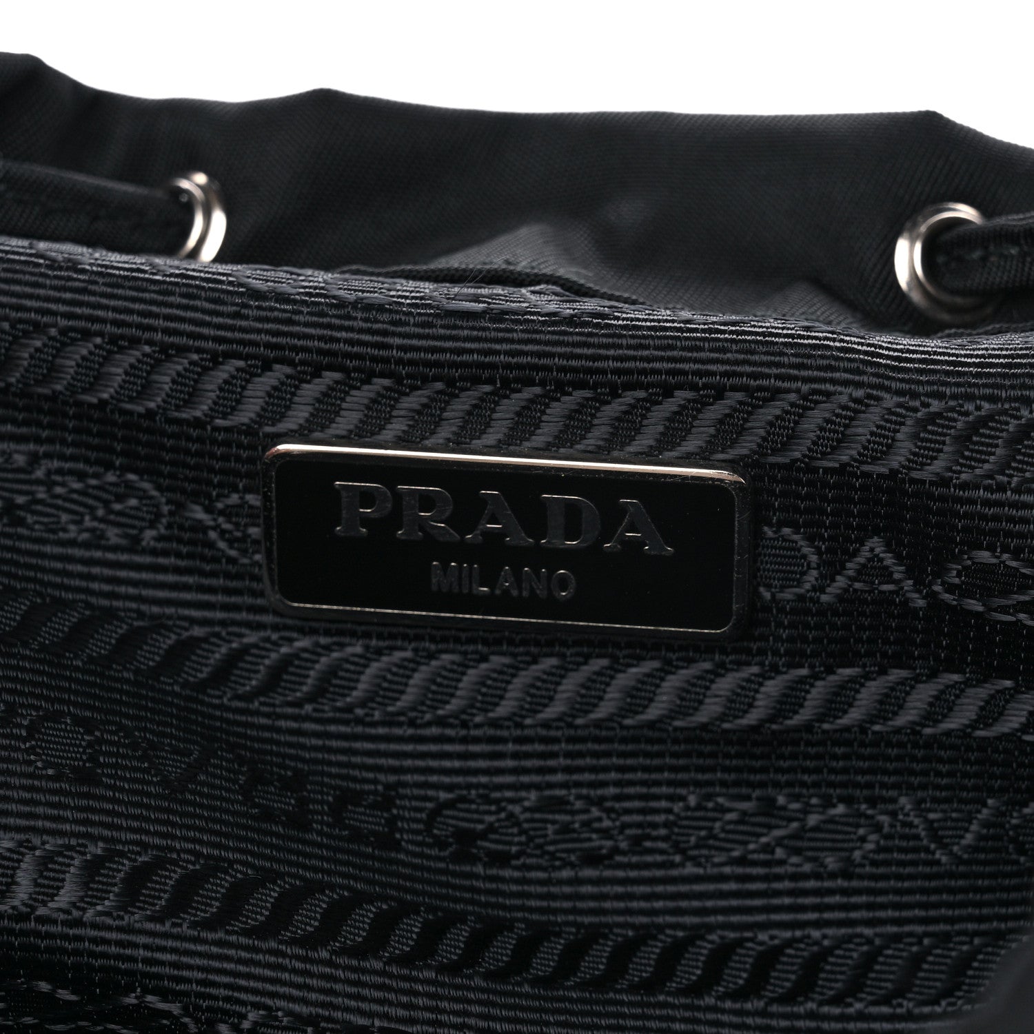 Prada Nylon Vela Mini Crossbody Backpack Black 6 of 10