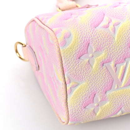 Louis Vuitton Empreinte Monogram Summer Stardust Nano Speedy Pink 7 of 10