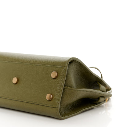 Saint Laurent Grained Calfskin Nano Supple Sac De Jour Green 11 of 11