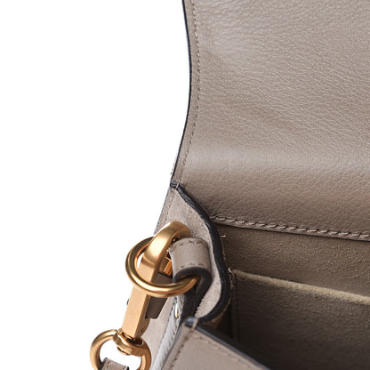 Chloe Calfskin Suede Medium Nile Bracelet Bag Motty Grey 9 of 13