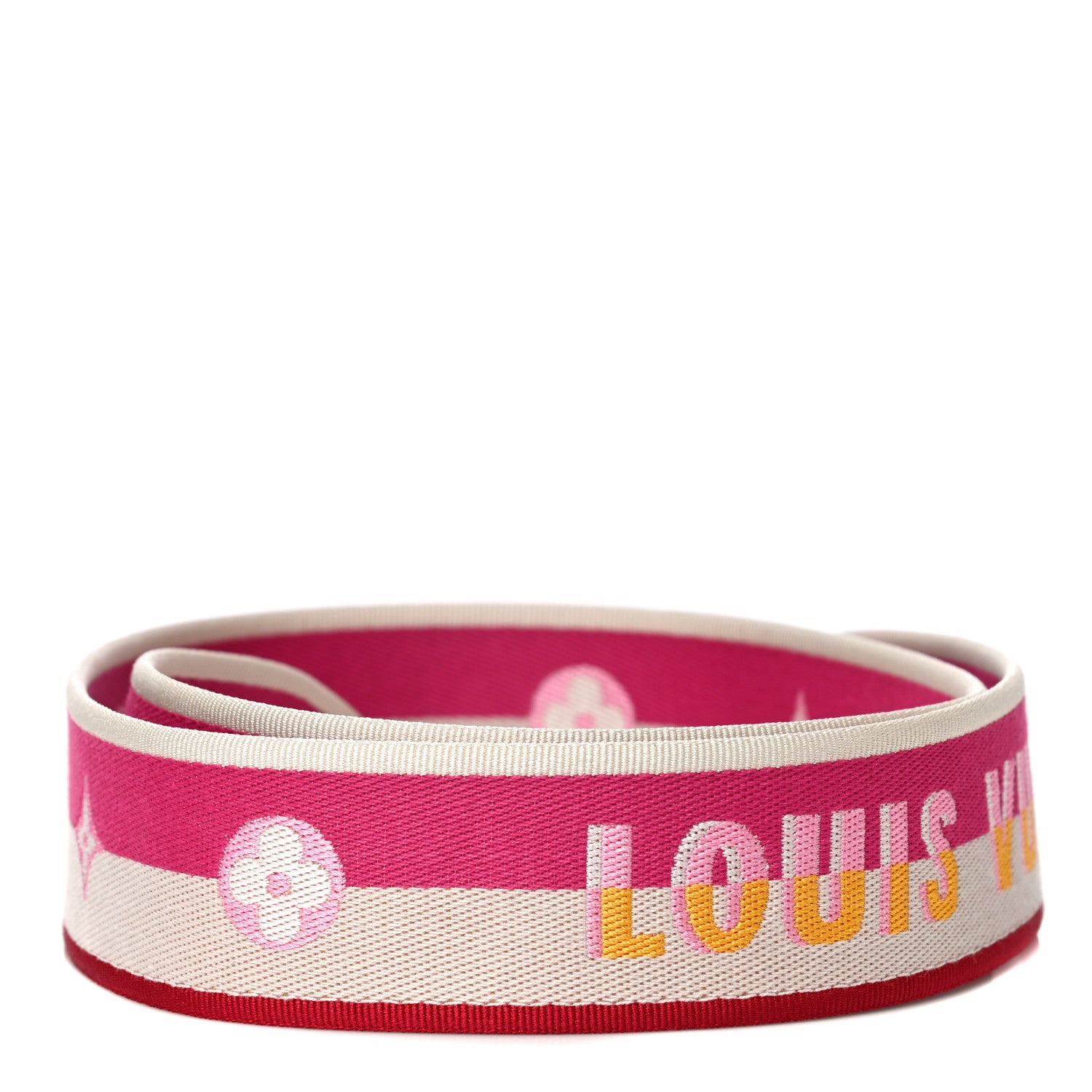 Louis Vuitton Jacquard Speedy Bandouliere 20 Shoulder Strap Fuchsia 2 of 6