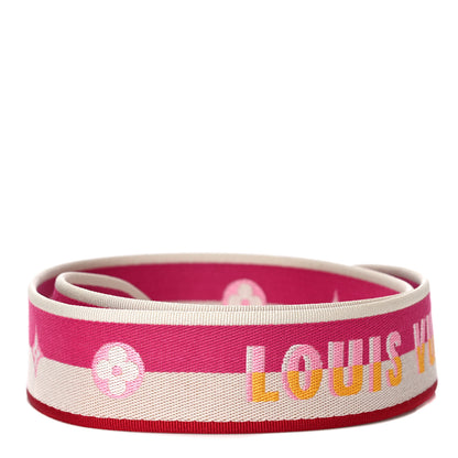 Louis Vuitton Jacquard Speedy Bandouliere 20 Shoulder Strap Fuchsia 2 of 6