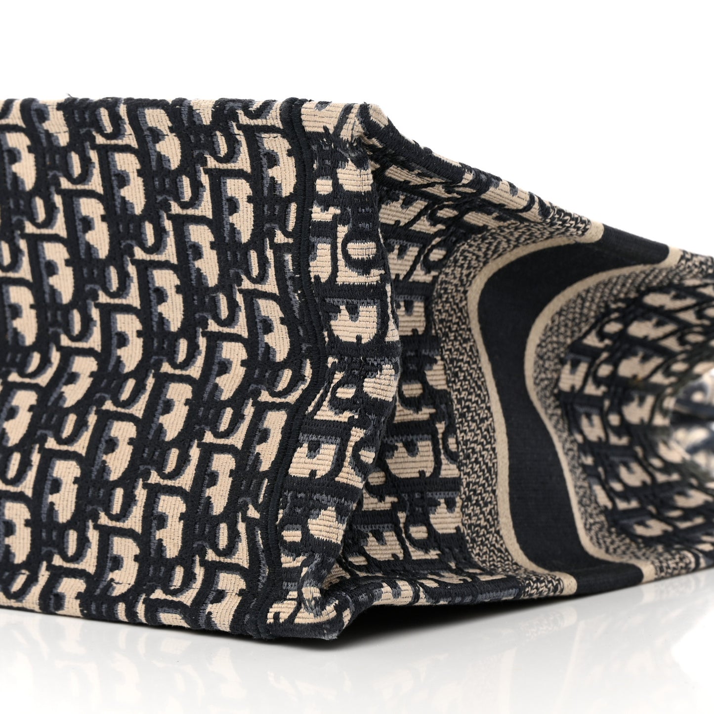 Oblique Medium Book Tote Blue Multicolor