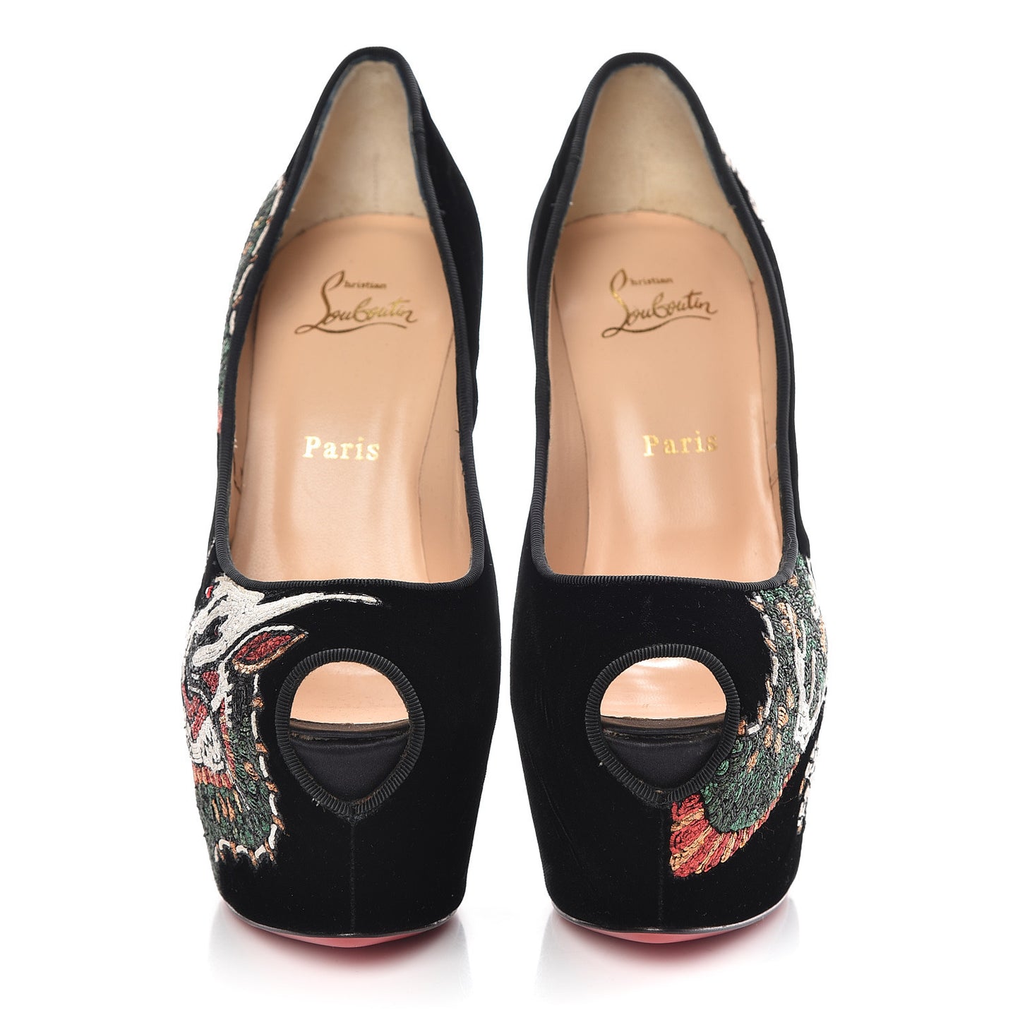 Velvet Dragon Tattoo Highness 160 Pumps 39 Black