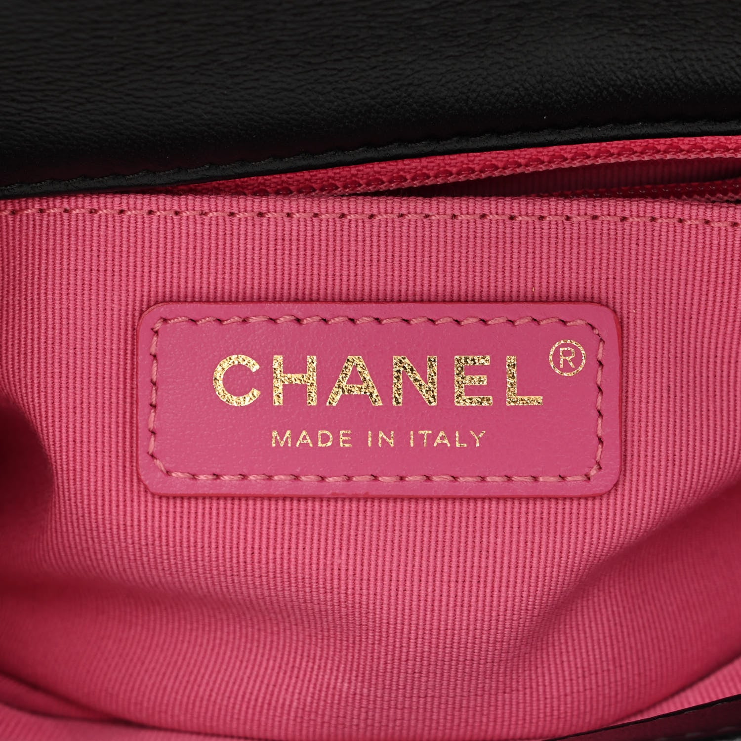 Chanel Lambskin Resin Quilted Mini Pearl Samba Square Flap Black 6 of 11