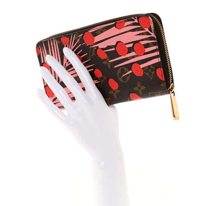 Louis Vuitton Monogram Jungle Dots Zippy Wallet Sugar Pink Poppy 2 of 7