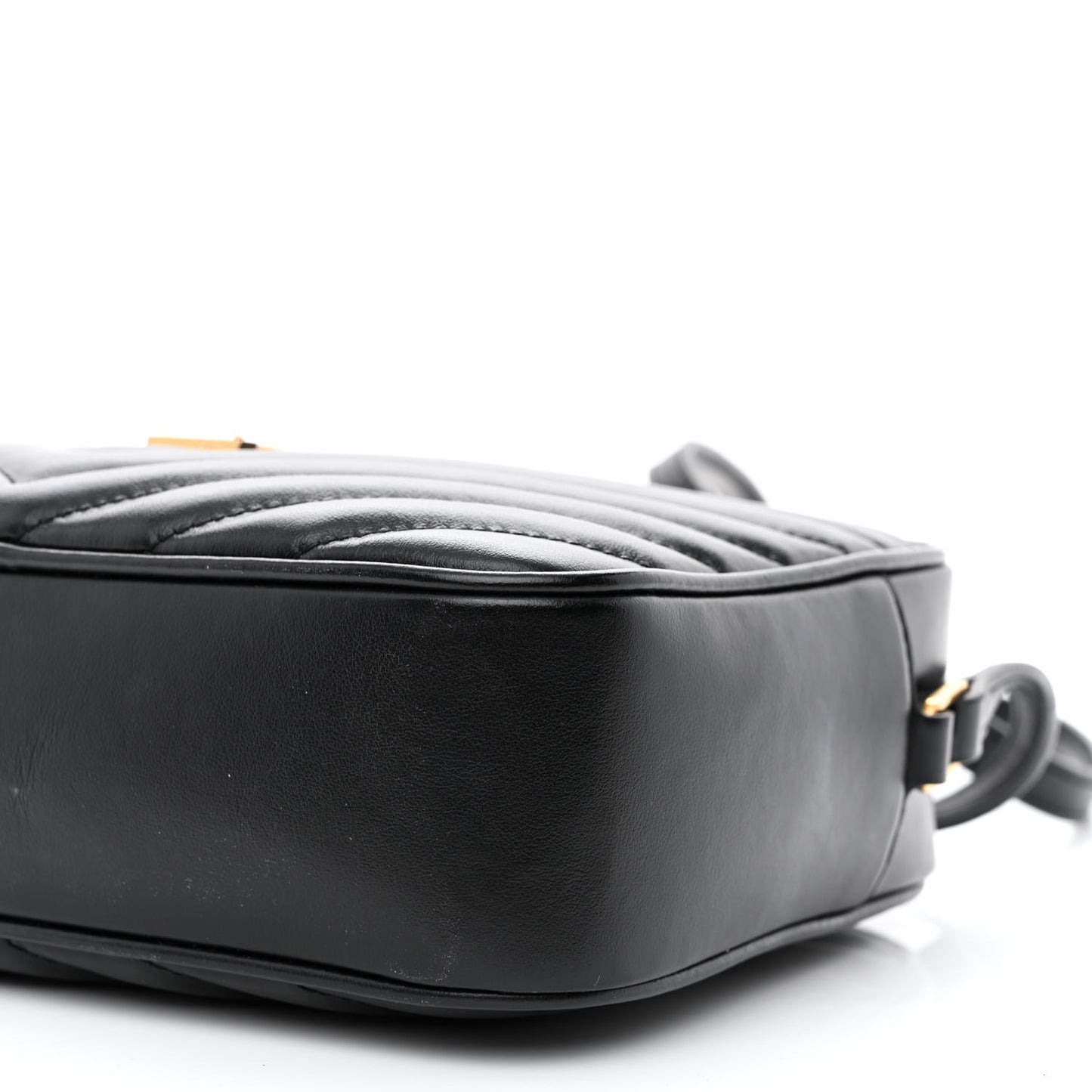 Calfskin Matelasse Monogram Lou Camera Bag Black