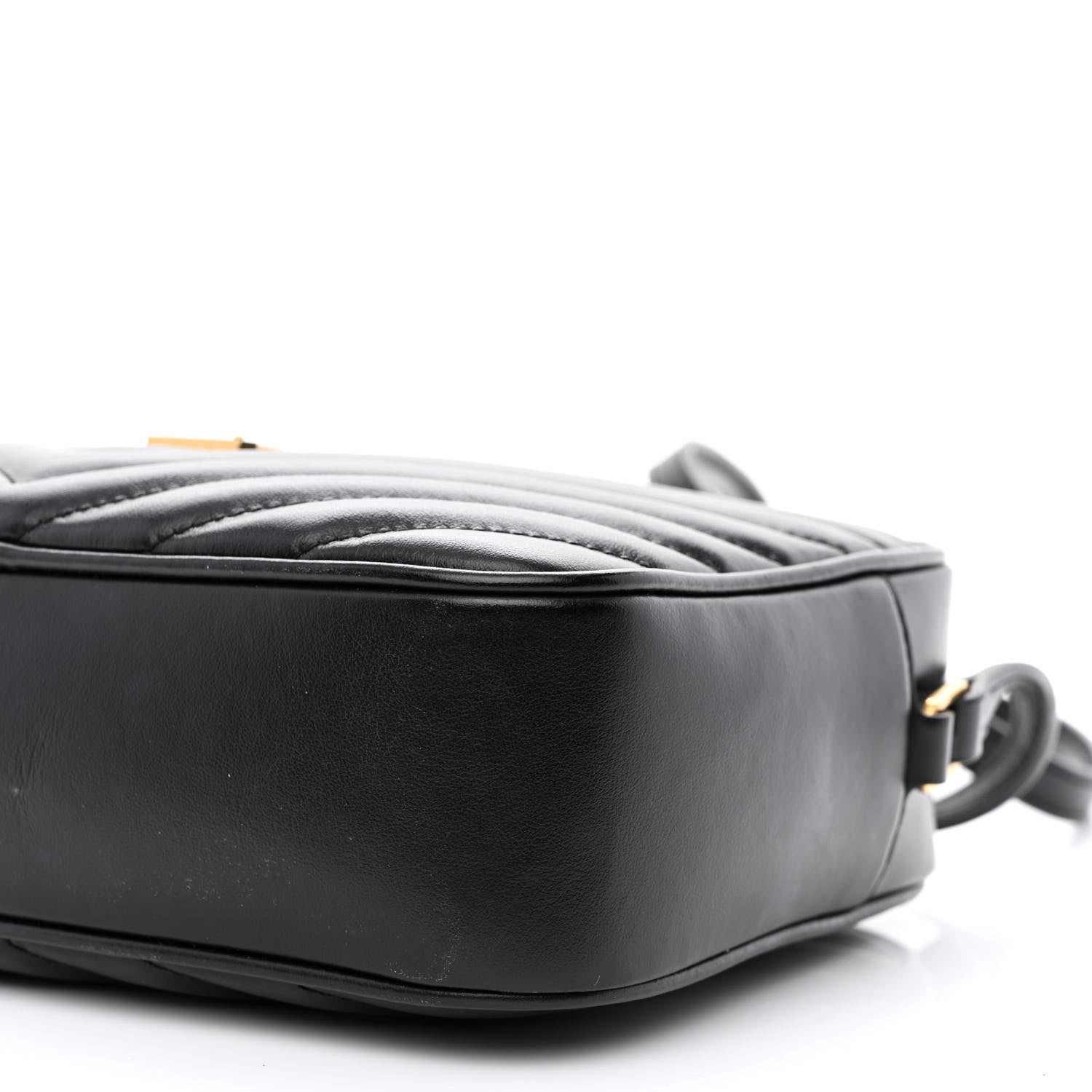 Saint Laurent Calfskin Matelasse Monogram Lou Camera Bag Black 10 of 11