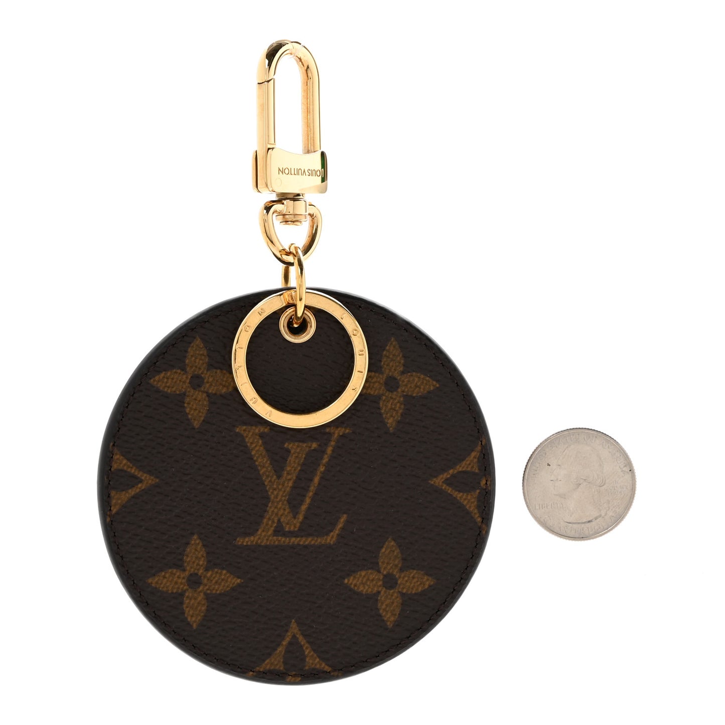 Monogram Reverse Key Holder Bag Charm