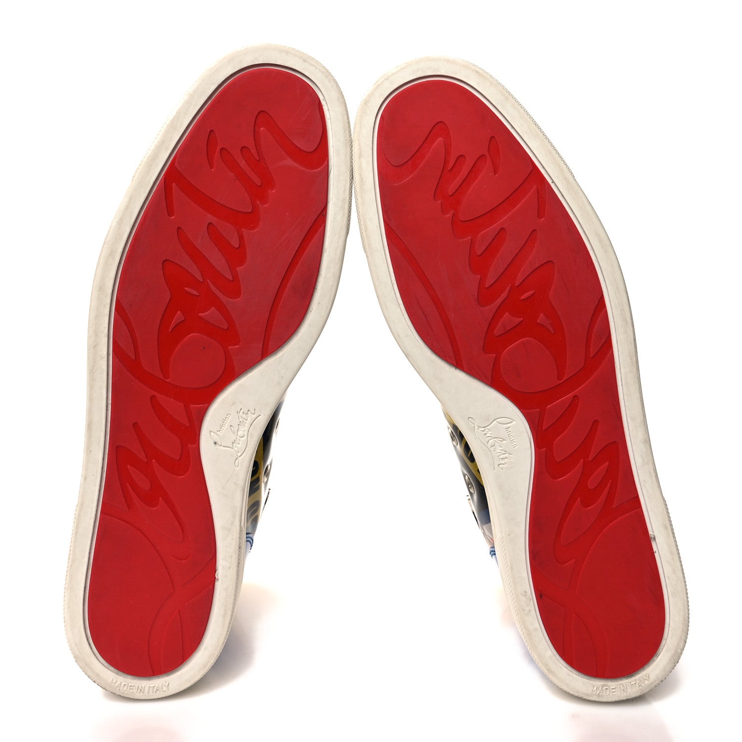 Christian Louboutin Patent Mens Louis Loubiballage Spikes Orlato Flat Sneakers 43.5 Version Multicolor 5 of 10
