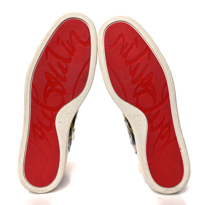 Christian Louboutin Patent Mens Louis Loubiballage Spikes Orlato Flat Sneakers 43.5 Version Multicolor 5 of 10