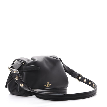 Valentino Garavani Smooth Calfskin Mini Bloomy Crossbody Bag Black 2 of 12