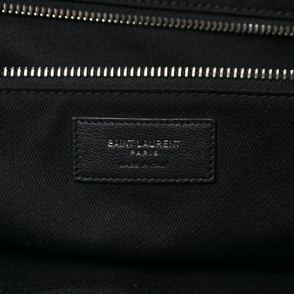 Saint Laurent Grained Calfskin Giant Bowling Bag Black 6 of 10