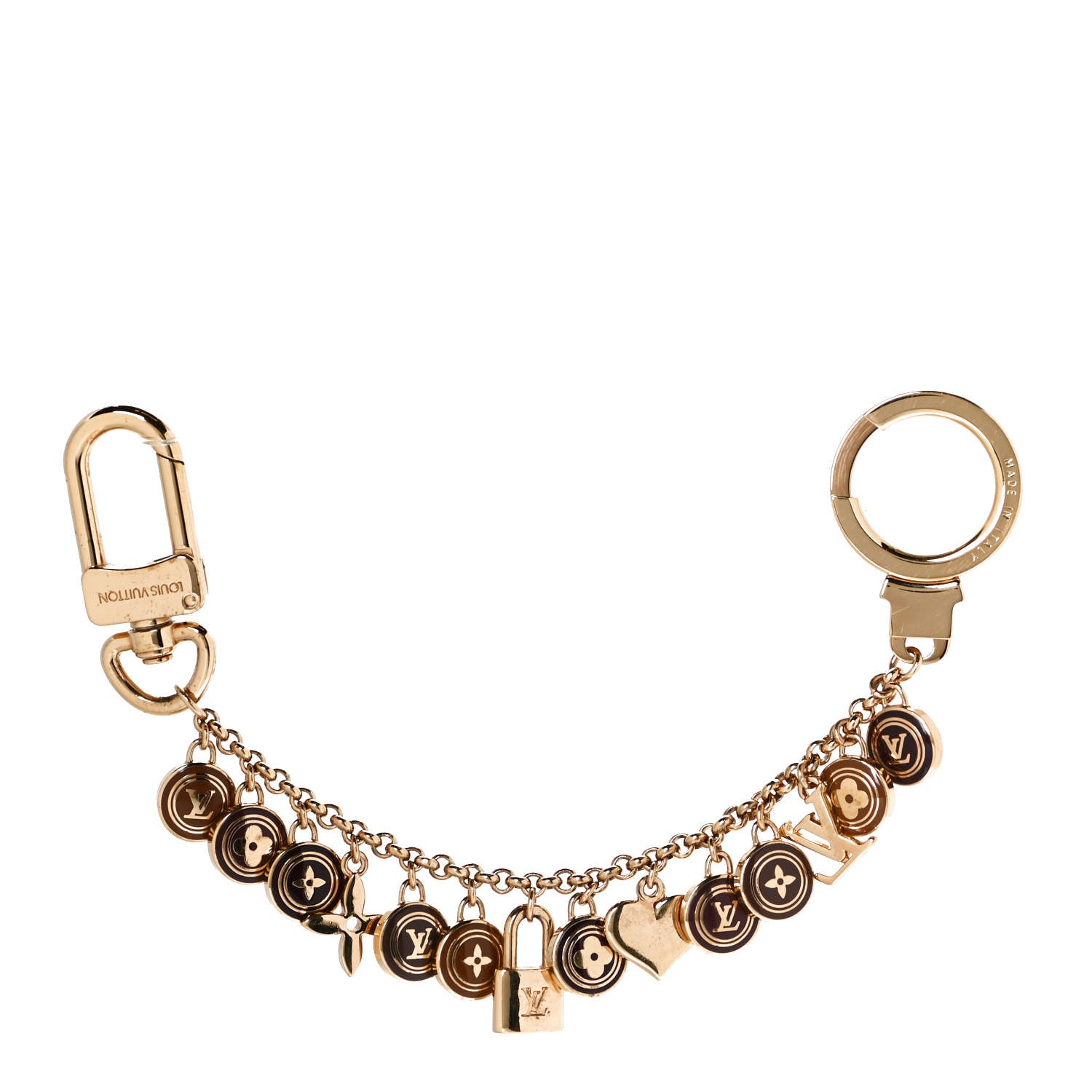 Louis Vuitton Pastilles Key Chain Bag Charm Brown 1 of 5