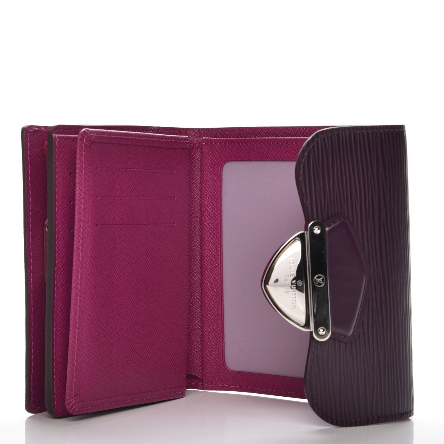 Louis Vuitton Epi Joey Wallet Cassis 5 of 9