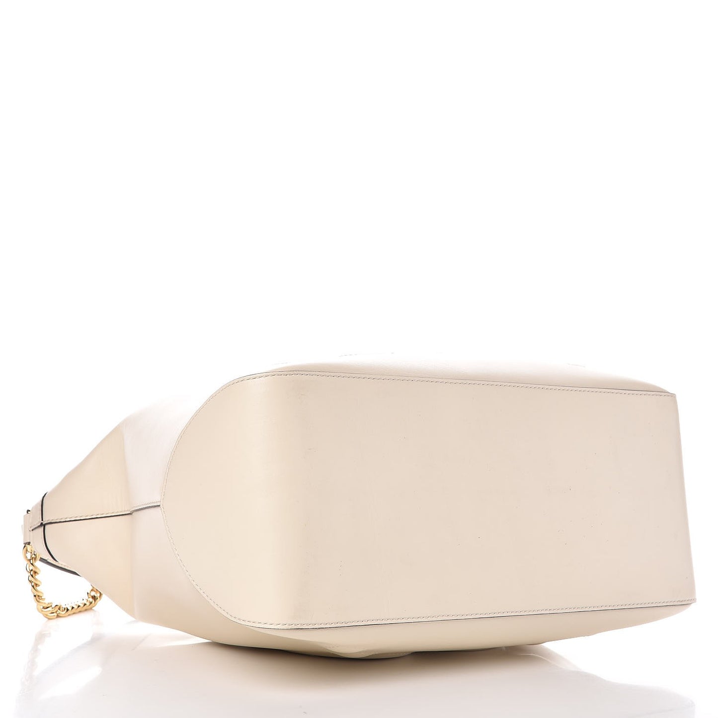 Apollo Calfskin GG Dadini Embroidered Large Hobo Mystic White