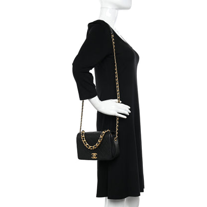 Chanel Caviar Quilted Small Fashion Therapy Flap Bag Black 2 of 11