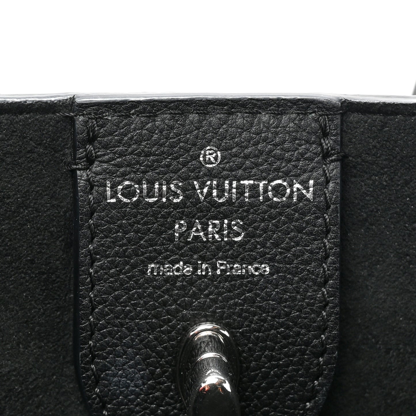 Calfskin Lockme Cabas Black