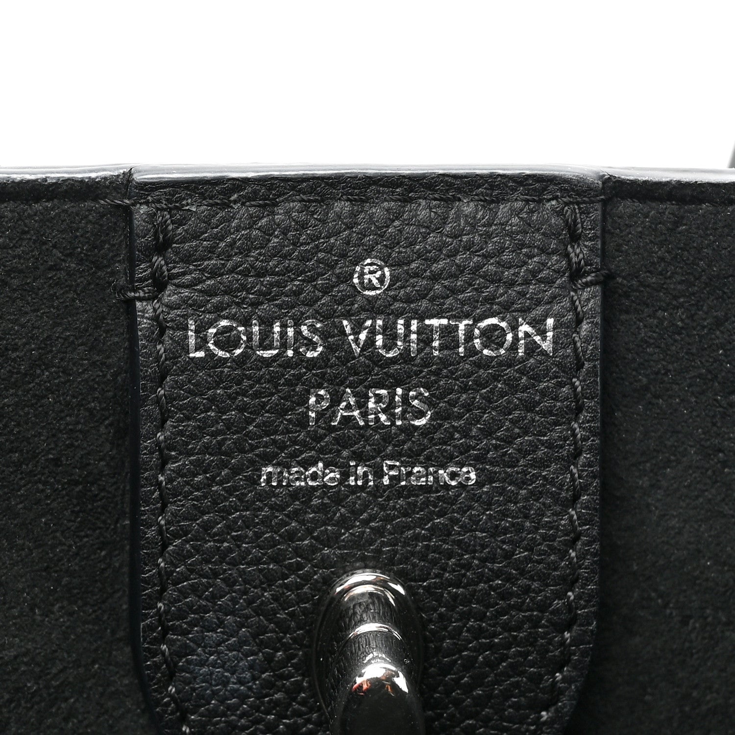Louis Vuitton Calfskin Lockme Cabas Black 6 of 12