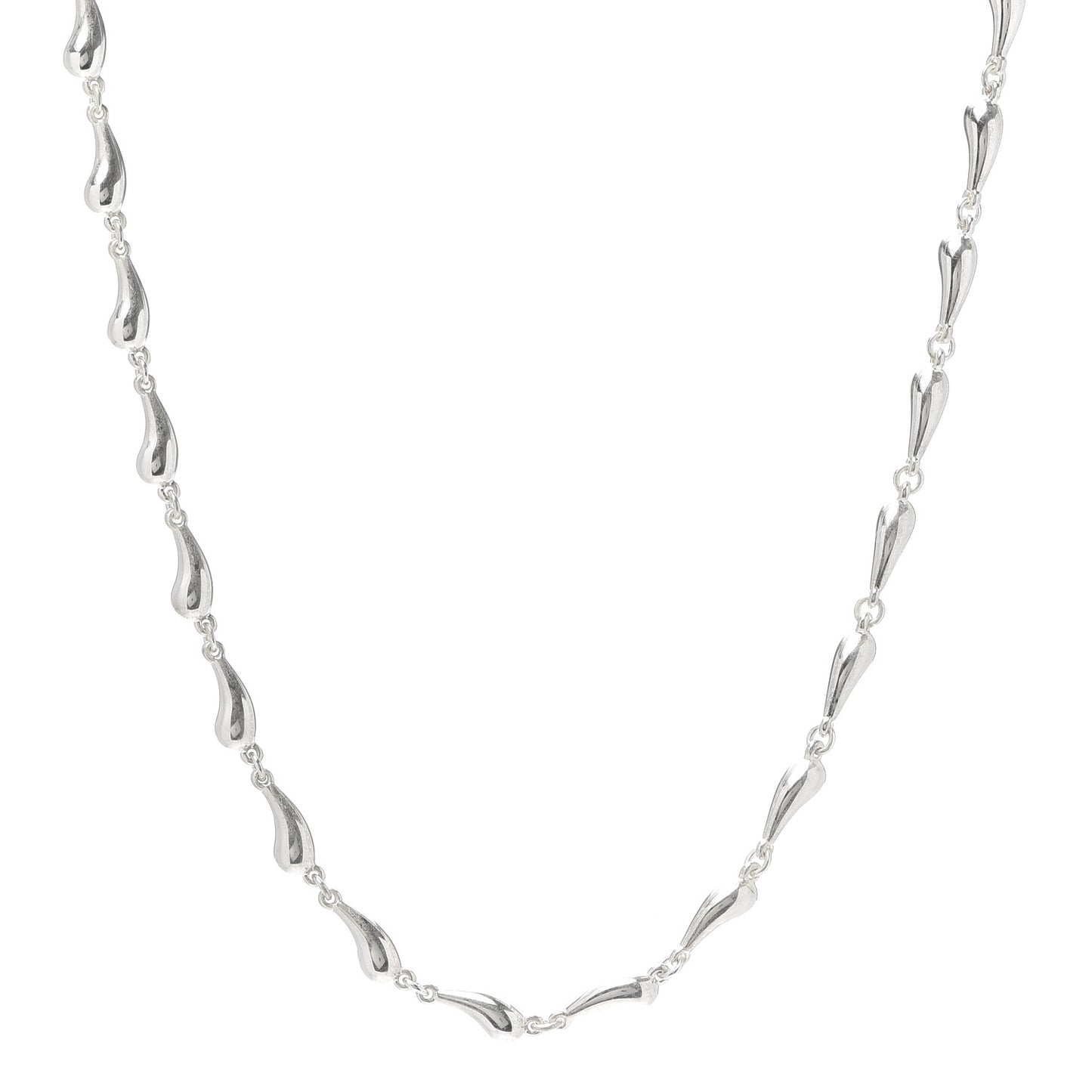 Sterling Silver Elsa Peretti Teardrop Pendant Necklace